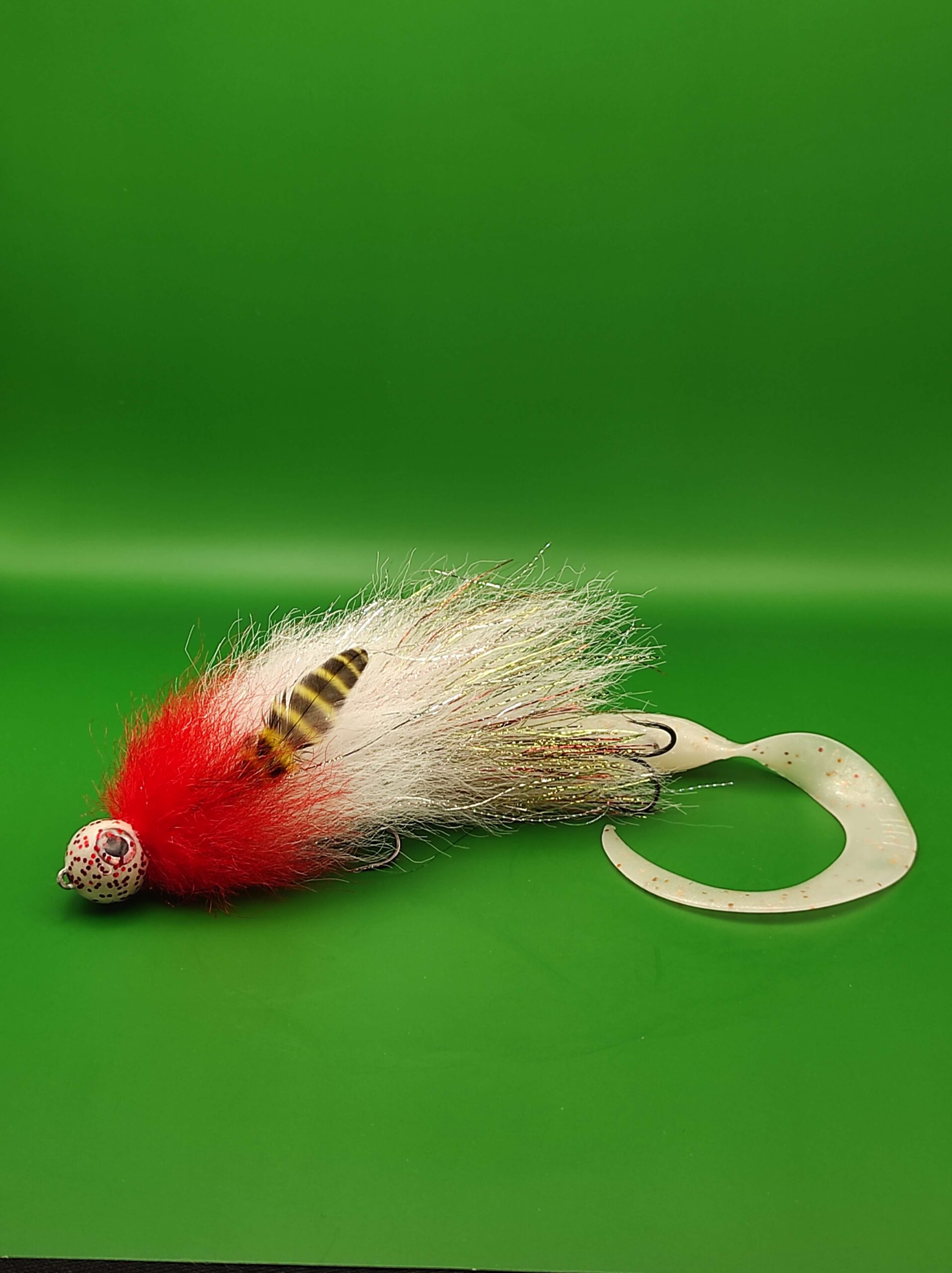 50gr. 30cm. 2x treble hook 1_0 Rad White - Crafted Catches Lures
