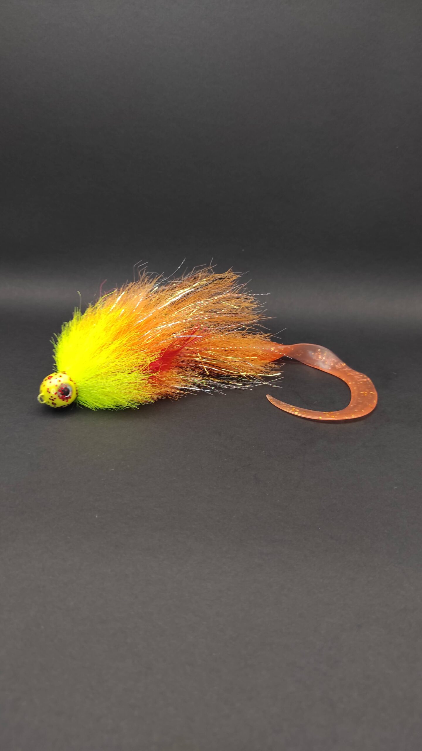 L.E. 30gr.25cm.2xhooks6_0. Yellow Orange - Crafted Catches Lures